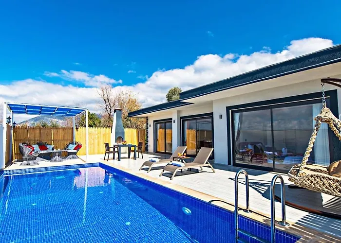 Uezuemlue 1 Bedroom Secluded With Private Pool Hot Tub Калкан